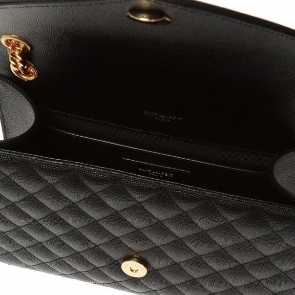 Saint Laurent 女士 ENVELOPE 絎縫紋理真皮包均碼碼中號、24cm*6cm*17.5cm-7