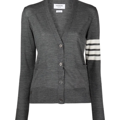 Thom Browne 女士 四條紋羊毛開衫IT-36 IT-38 IT-40 IT-42 IT-44碼