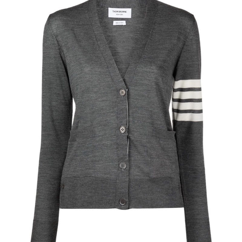 Thom Browne 女士 四條紋羊毛開衫IT-36 IT-38 IT-40 IT-42 IT-44碼-0