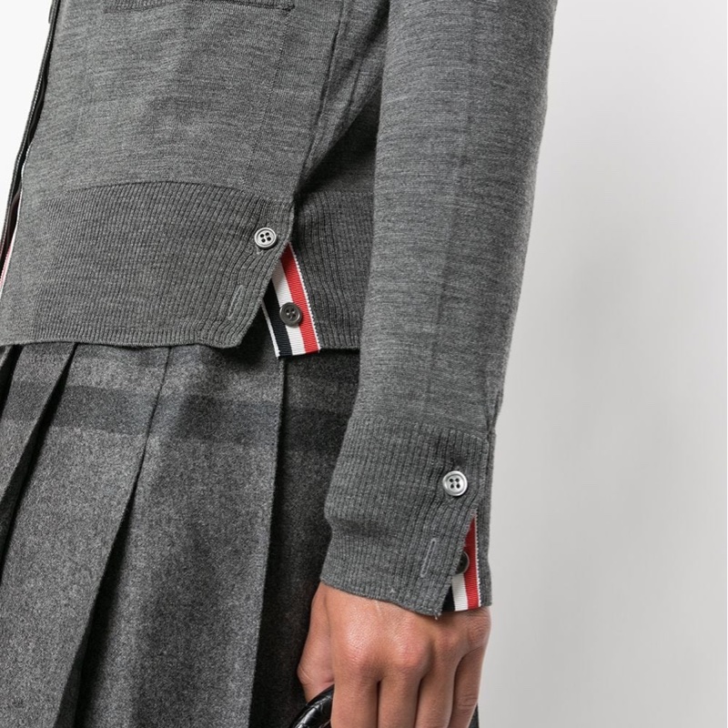 Thom Browne 女士 四條紋羊毛開衫IT-36 IT-38 IT-40 IT-42 IT-44碼-1