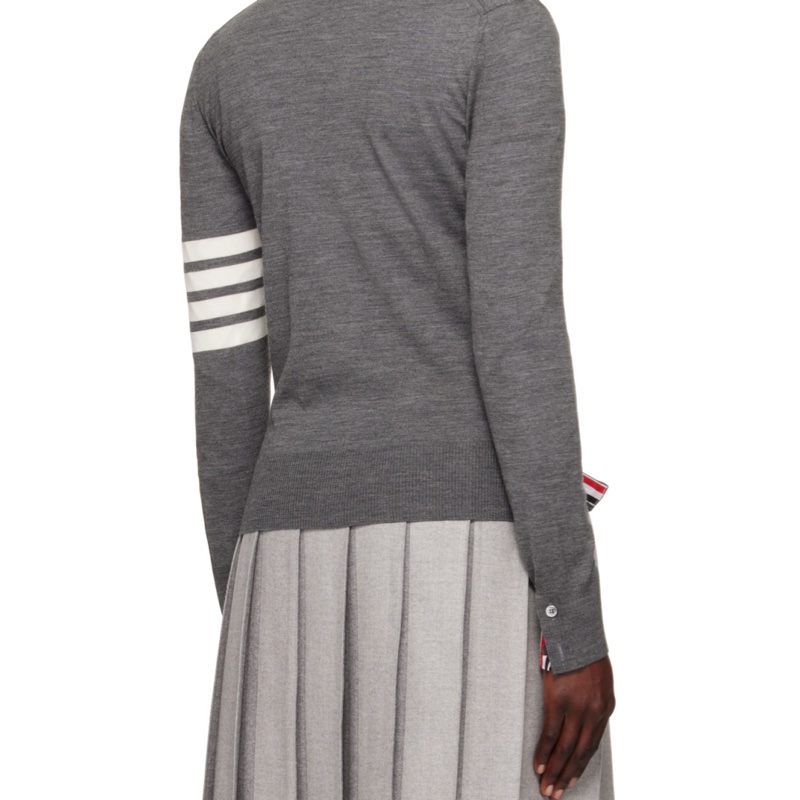 Thom Browne 女士 四條紋羊毛開衫IT-36 IT-38 IT-40 IT-42 IT-44碼-4
