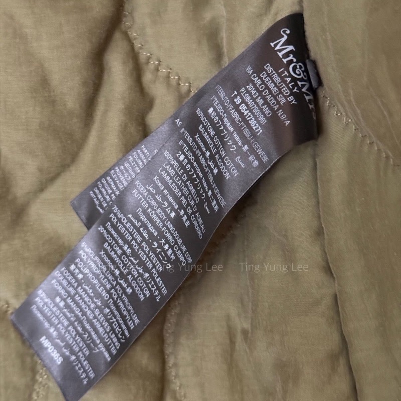 奢華品牌Mr & Mrs Italy 粉紅色貂毛綠色外套-9