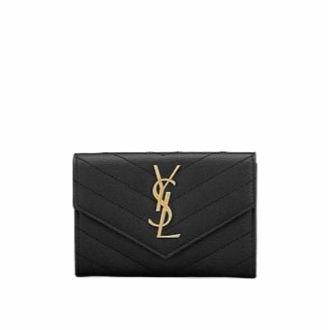 Saint Laurent 女士 monogram小號信封錢包均碼碼13.5cm*3cm*9.5cm
