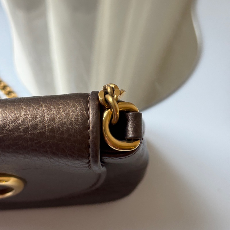 ▪️富貴選物FUGUEI▪️Gucci mini 古銅金 舞會包-3