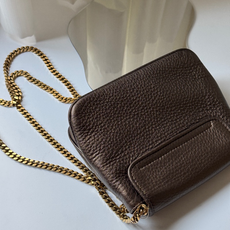 ▪️富貴選物FUGUEI▪️Gucci mini 古銅金 舞會包-6