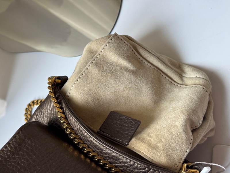 ▪️富貴選物FUGUEI▪️Gucci mini 古銅金 舞會包-7