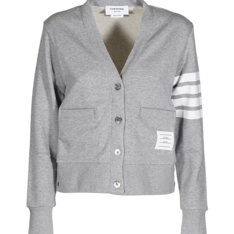 Thom Browne 女士 四條紋V領開衫IT-36 IT-38 IT-40 IT-42 IT-44碼