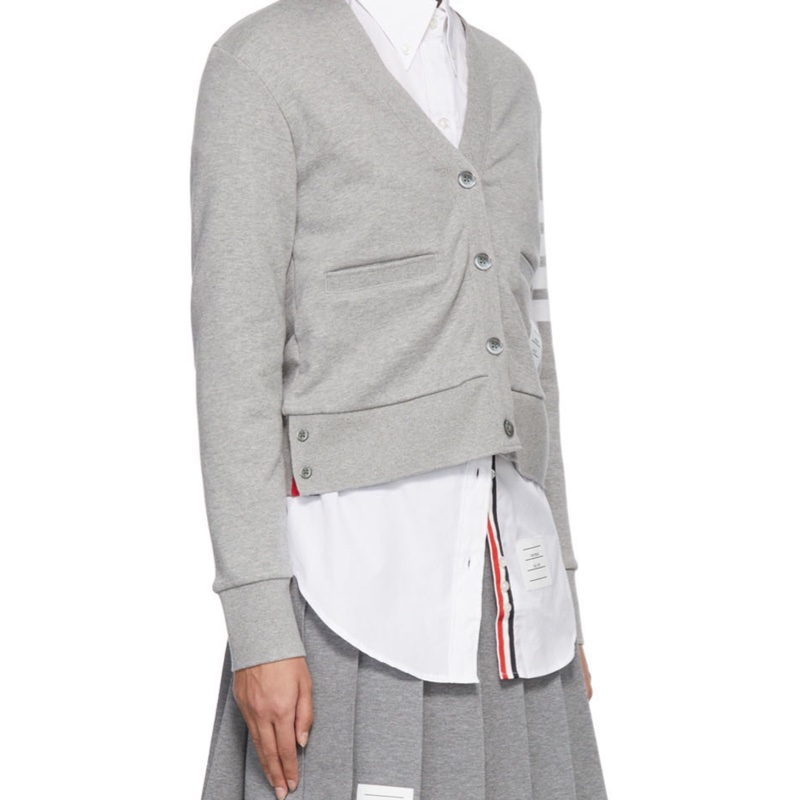 Thom Browne 女士 四條紋V領開衫IT-36 IT-38 IT-40 IT-42 IT-44碼-1