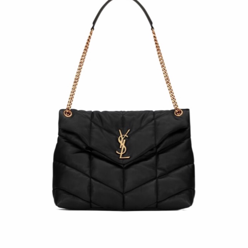 Saint Laurent 女士 絎縫PUFFER中號鏈條包均碼碼中號、35cm*13.5cm*23cm-3