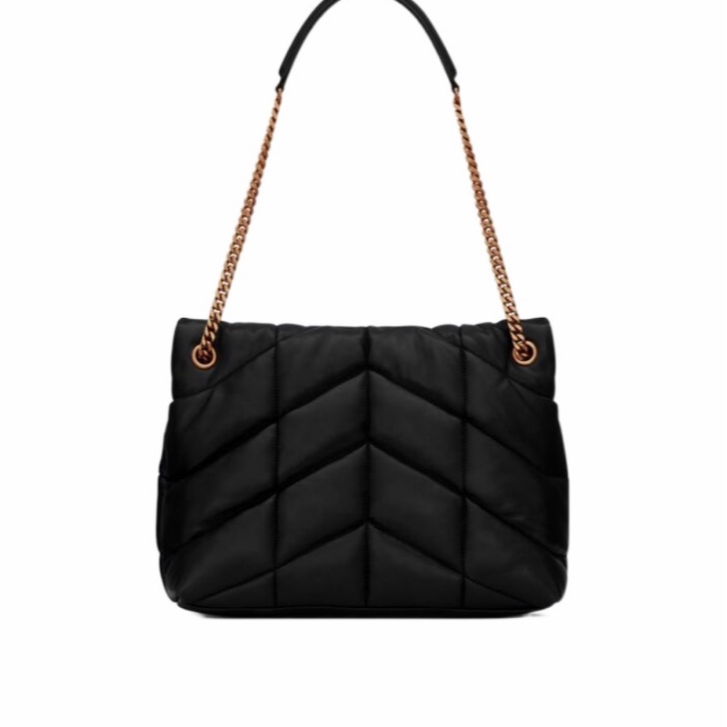 Saint Laurent 女士 絎縫PUFFER中號鏈條包均碼碼中號、35cm*13.5cm*23cm-5