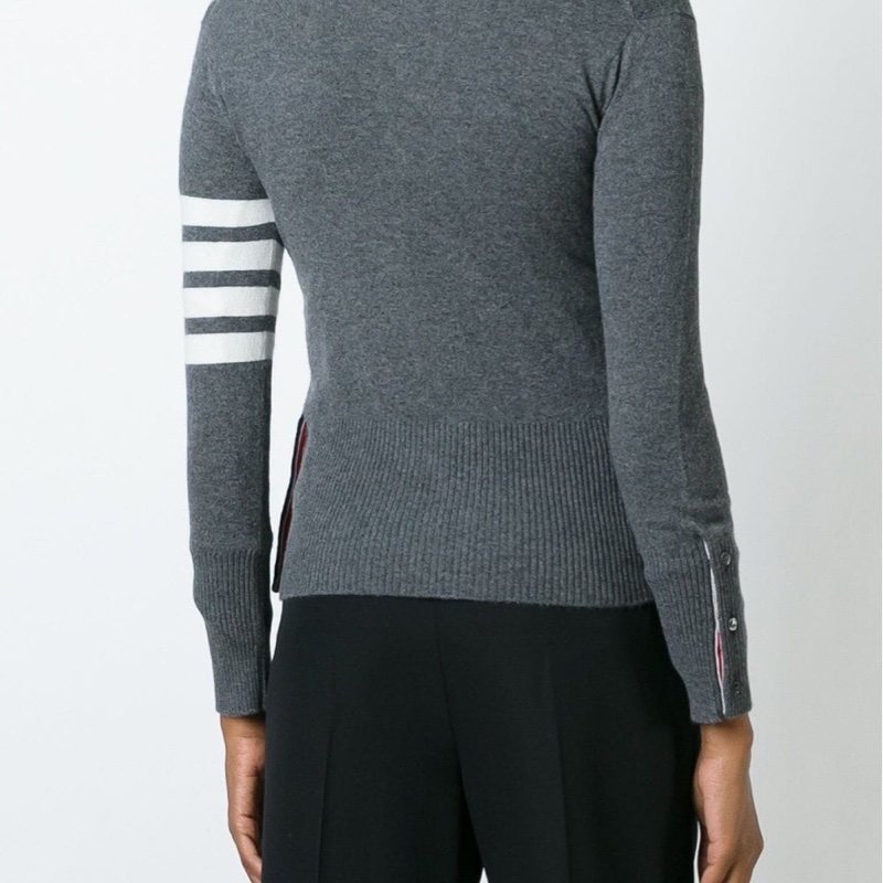 Thom Browne 女士 條紋羊絨開衫IT-38 IT-40 IT-44碼-3
