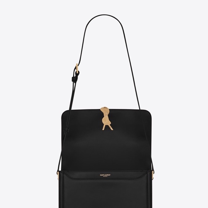 Saint Laurent 女士 SOLFERINO BOX 皮革中號肩背包均碼碼中號、23cm*6cm*16cm-4