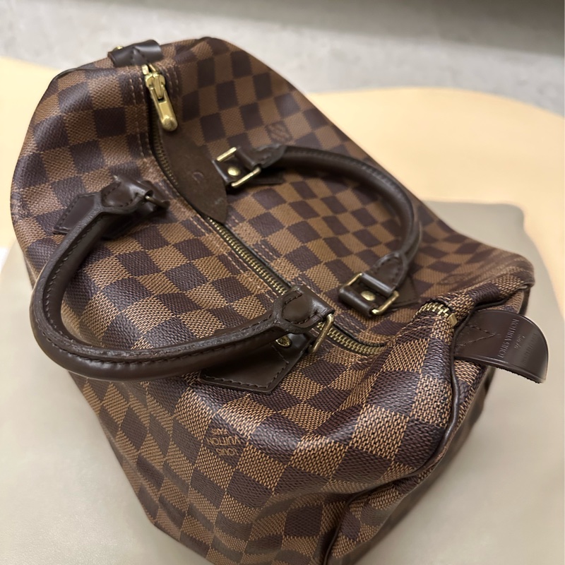 Louis Vuitton Speedy 30 經典褐色棋盤格-3