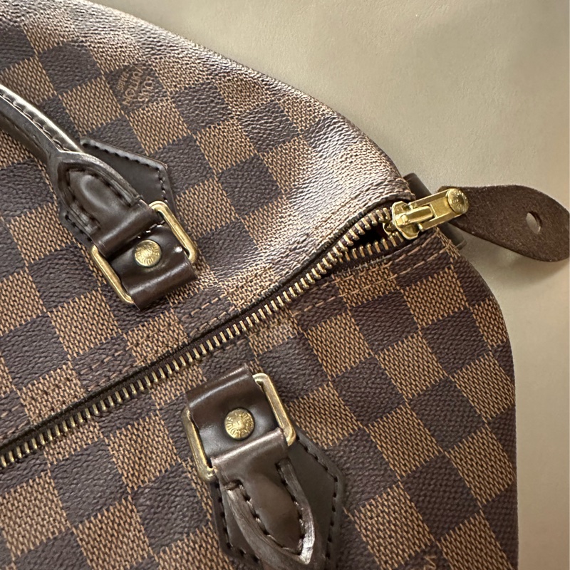 Louis Vuitton Speedy 30 經典褐色棋盤格-7