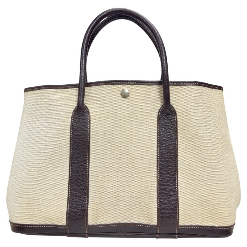 HERMES 中古 Garden Party 36 手袋 框H刻-1