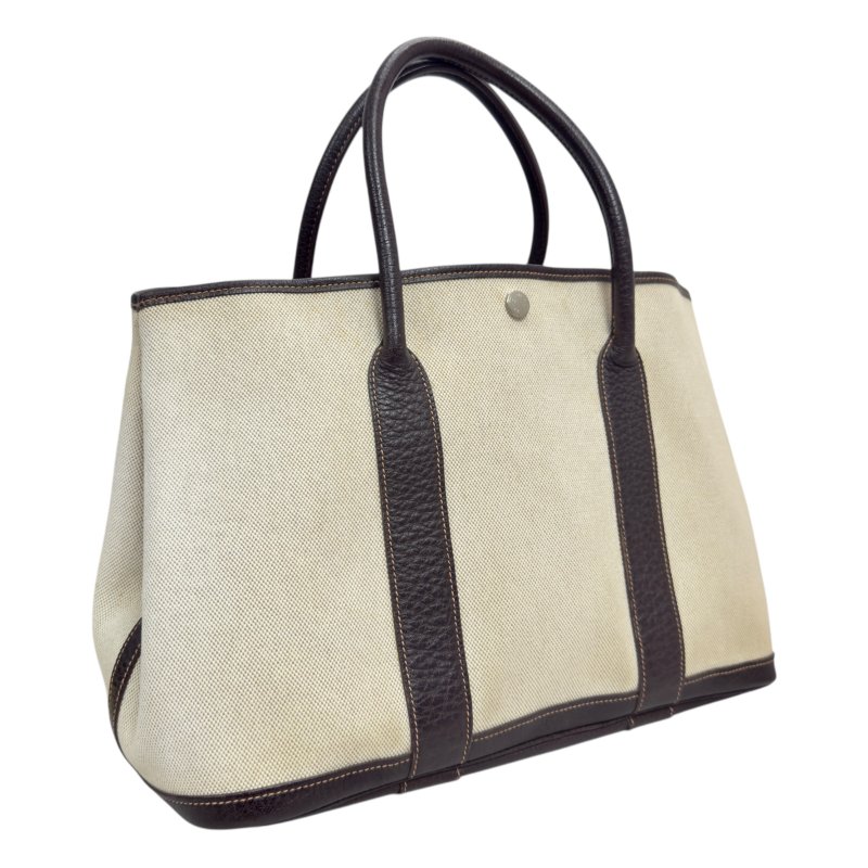 HERMES 中古 Garden Party 36 手袋 框H刻-3