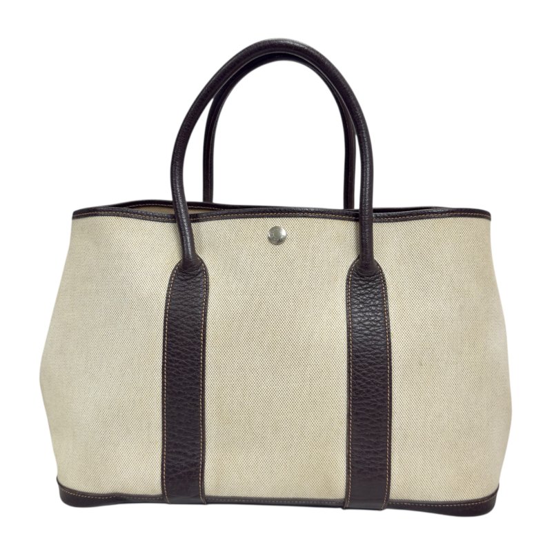 HERMES 中古 Garden Party 36 手袋 框H刻-5