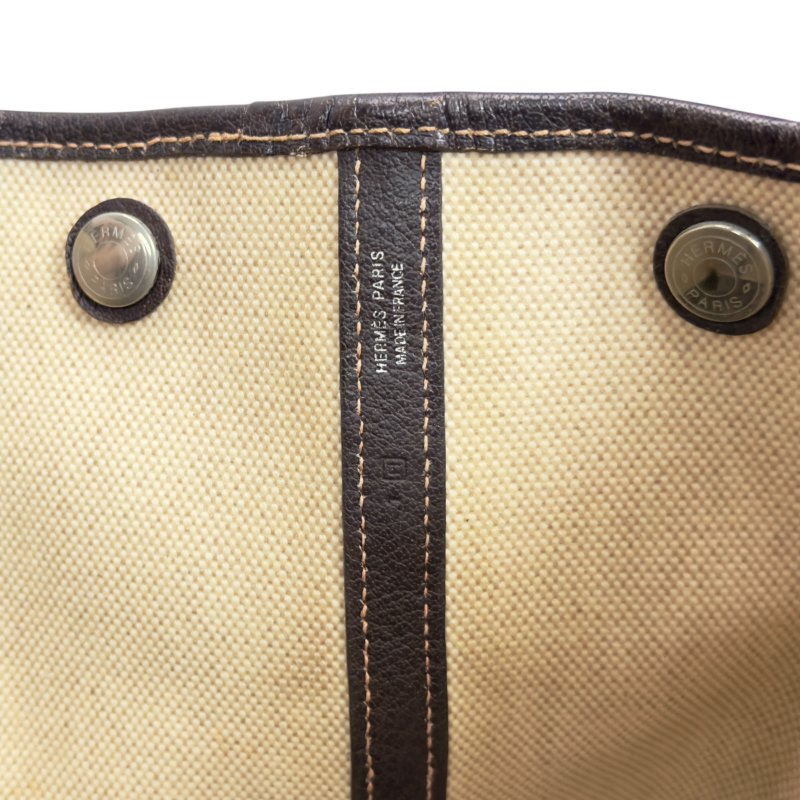 HERMES 中古 Garden Party 36 手袋 框H刻-17