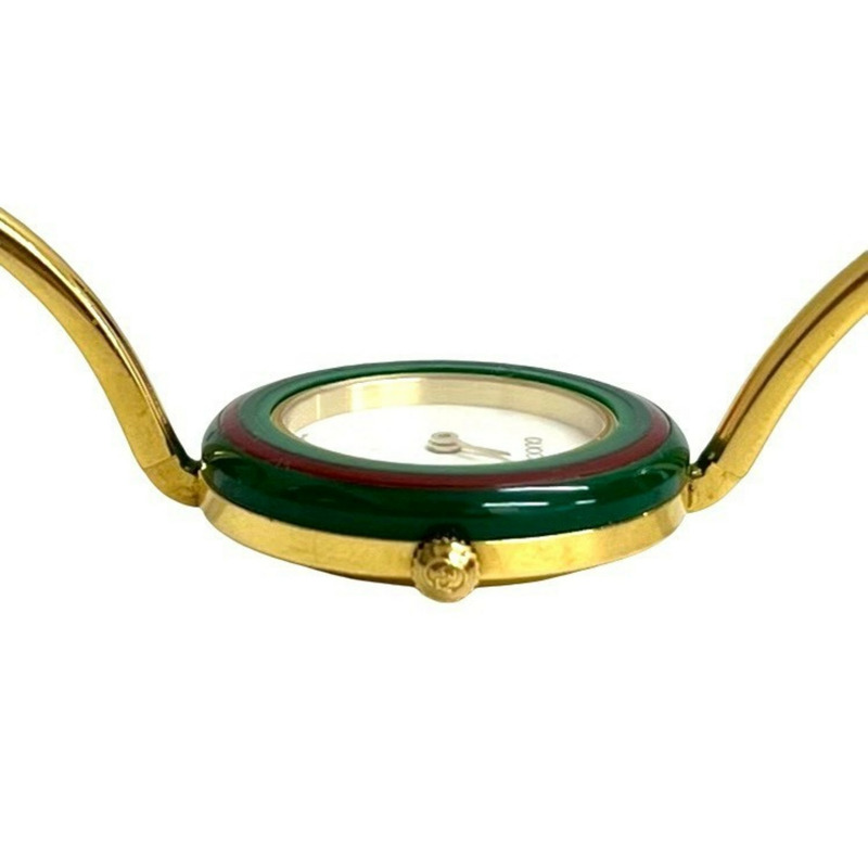 GUCCI Gucci Sherry Line GP 石英腕錶，可更換錶圈，金色，47461-3