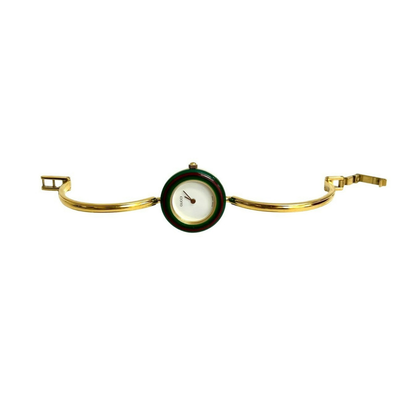 GUCCI Gucci Sherry Line GP 石英腕錶，可更換錶圈，金色，47461-6