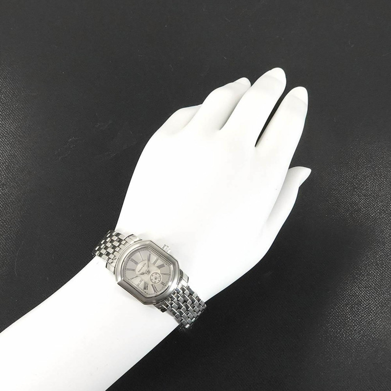 蒂芬妮 (Tiffany & Co.) Mark Coupe 17035339 女士小秒針石英腕錶,銀色-2