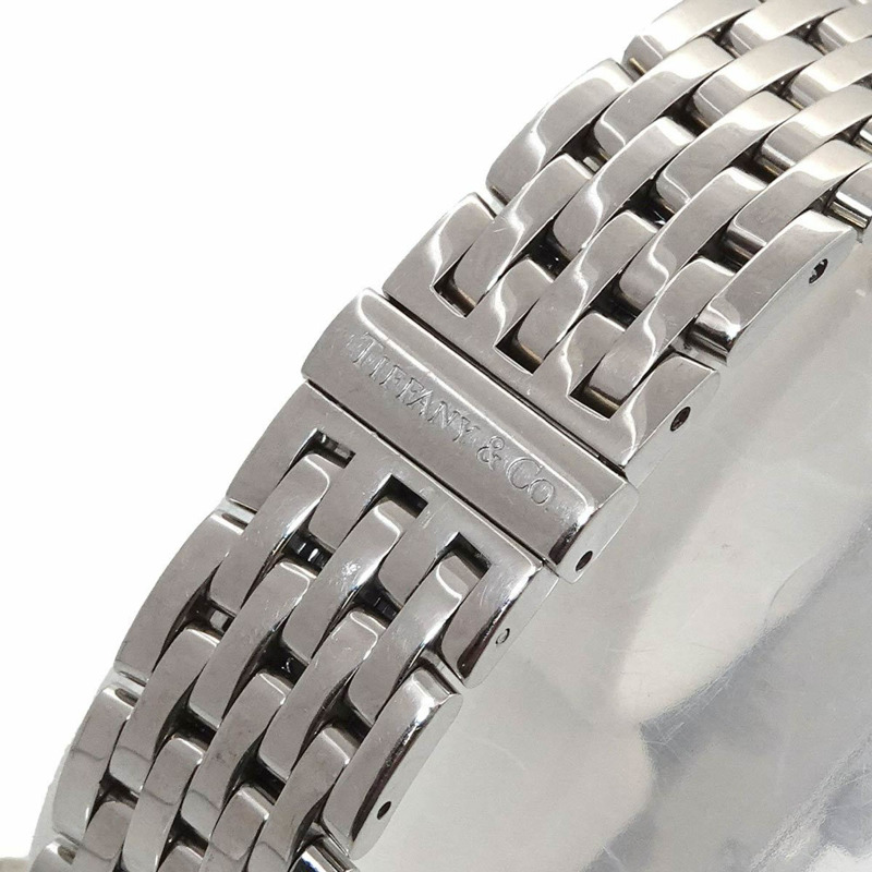 蒂芬妮 (Tiffany & Co.) Mark Coupe 17035339 女士小秒針石英腕錶,銀色-5