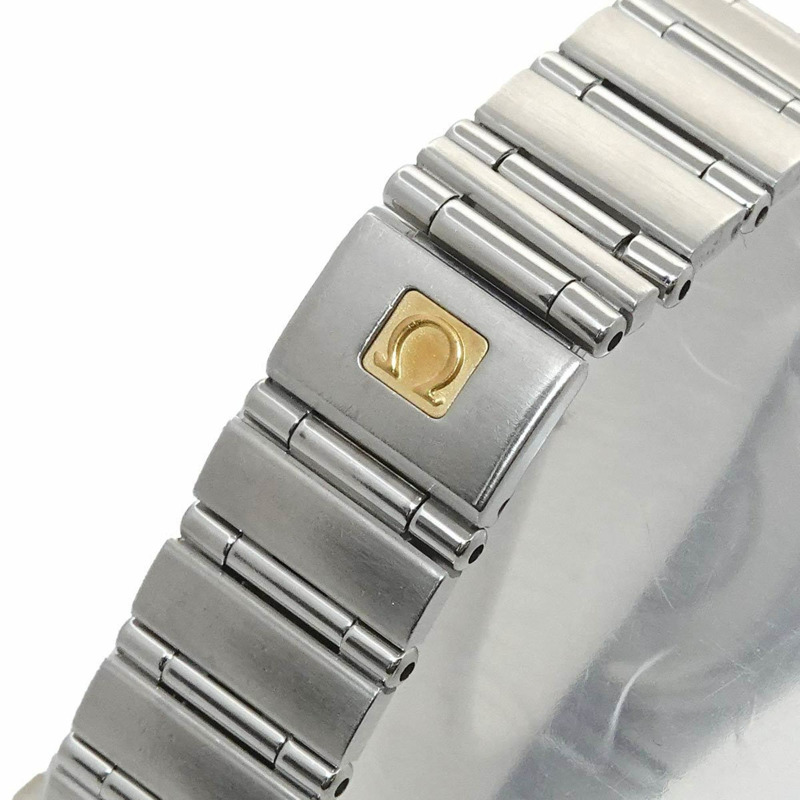 歐米茄星座系列迷你款 My Choice 1566 76 4P 鑲鑽錶圈女錶 12P 白色錶殼 石英錶-6