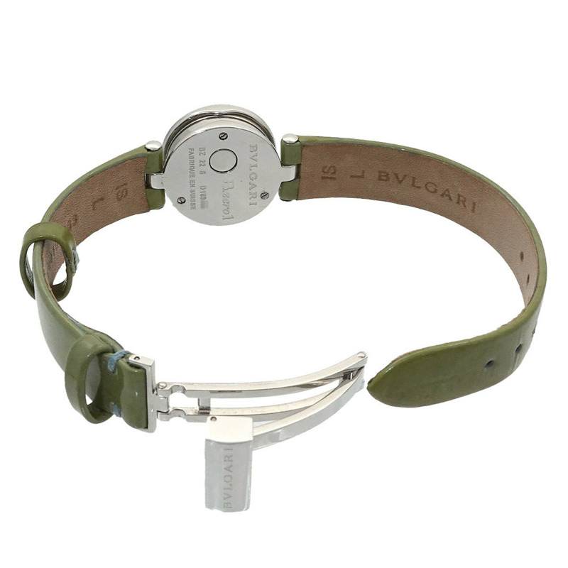 寶格麗 B-Zero1 BZ22S 女士腕錶,藍色托帕石錶圈,貝殼錶殼,石英機芯-3