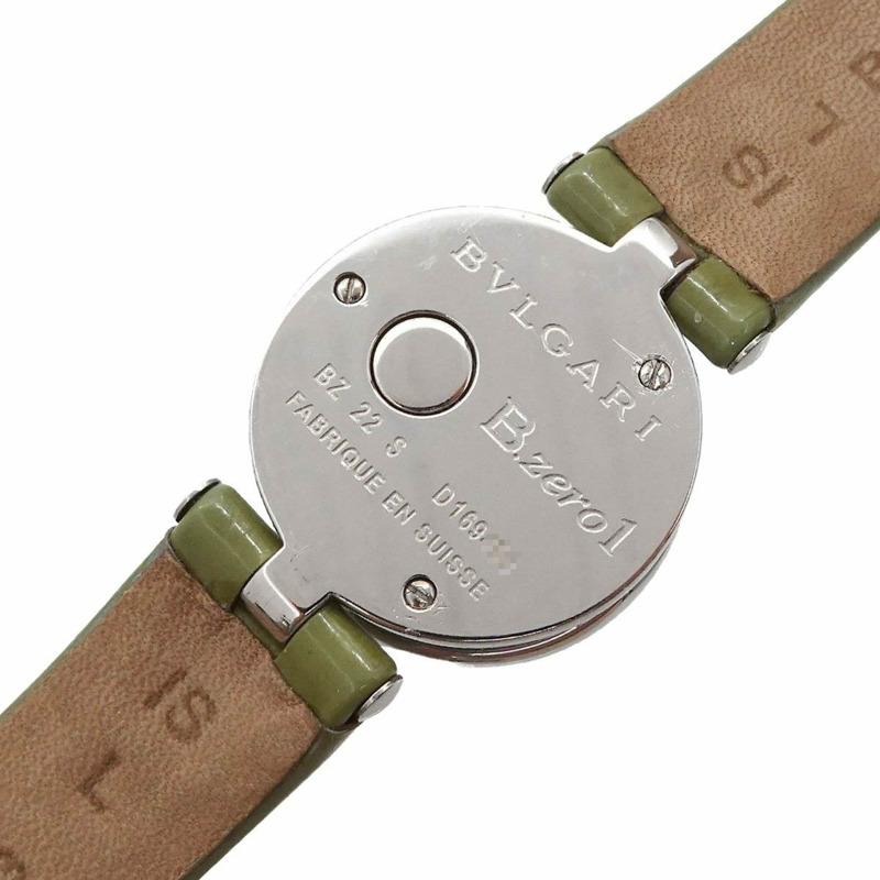 寶格麗 B-Zero1 BZ22S 女士腕錶,藍色托帕石錶圈,貝殼錶殼,石英機芯-4