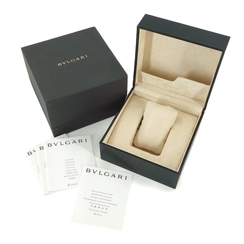 寶格麗 B-Zero1 BZ30S 女士雙心黑色石英腕錶-1