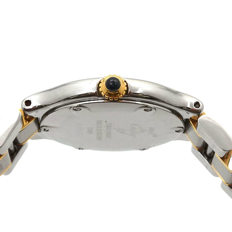 卡地亞 Must 21 Vantianne 雙色腕錶 W10073R6 女士銀色石英錶-4