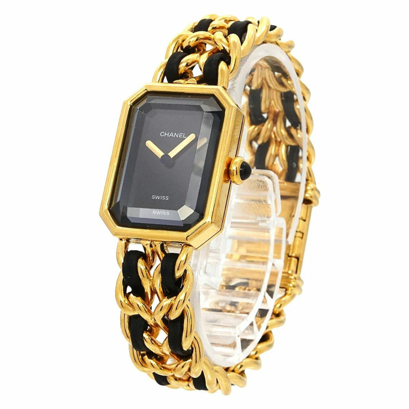 香奈兒 (CHANEL) Premiere 女士腕錶，M 碼，H0001，黑金配色，石英機芯-2