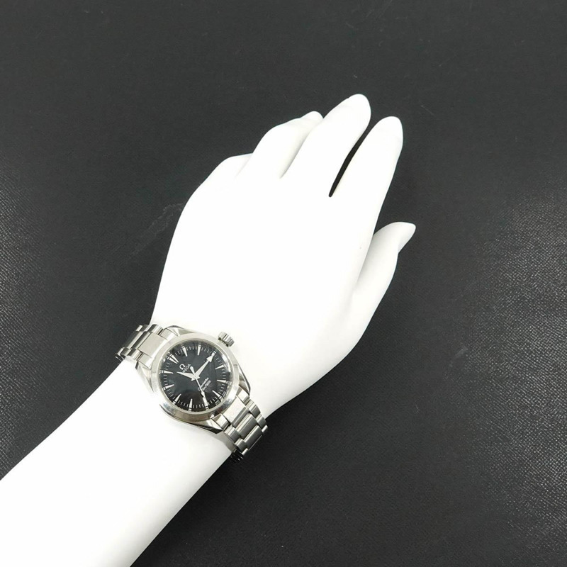 歐米茄海馬系列Aqua Terra 2577 50 女士腕錶,附日期顯示,黑色石英機芯-3