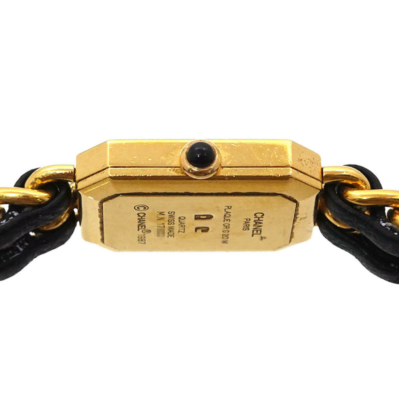 香奈兒 Premiere 女士腕錶，L 碼，H0001，黑金配色，石英機芯-4