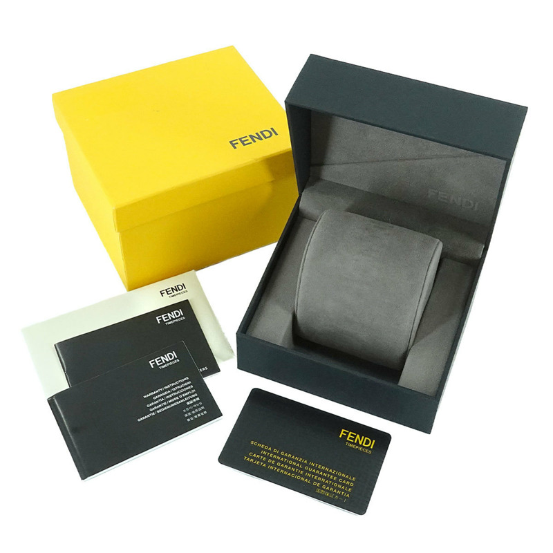 Fendi Bugs Monster 21000M 女士腕錶,雙鑽,橘色石英機芯-1