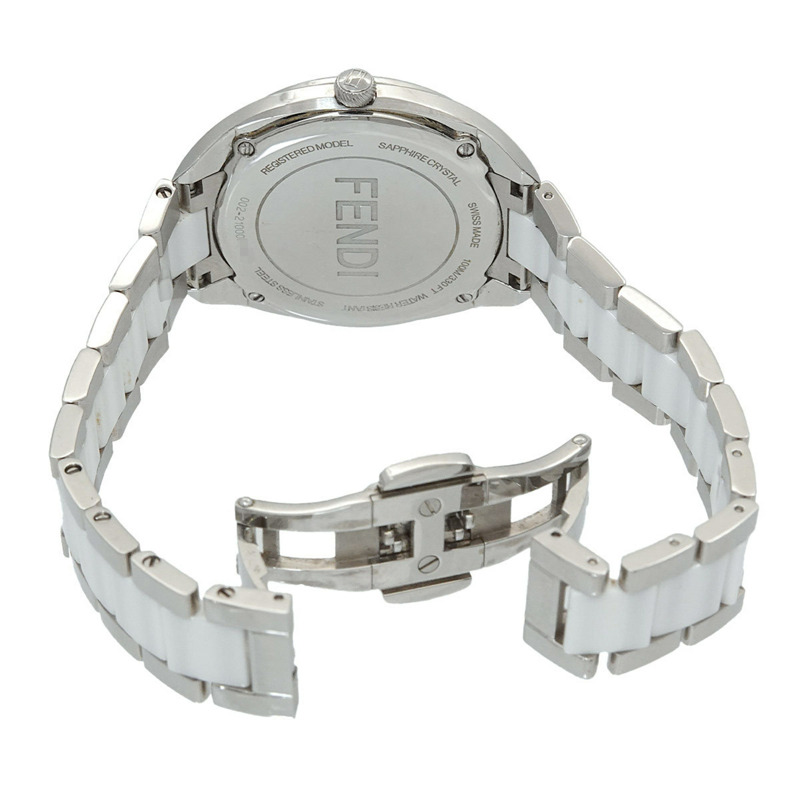 Fendi Bugs Monster 21000M 女士腕錶,雙鑽,橘色石英機芯-4