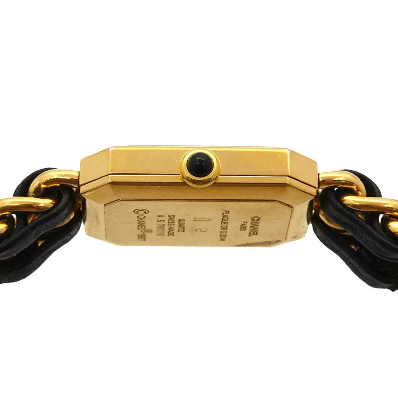 香奈兒 Premiere 女士腕錶，L 碼，H0001，黑金配色，石英機芯-4