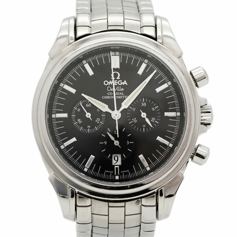 歐米茄碟飛系列 4541.50 黑色錶盤男士腕錶-0