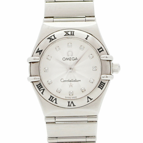 歐米茄星座系列 1562.36 銀色錶盤女錶