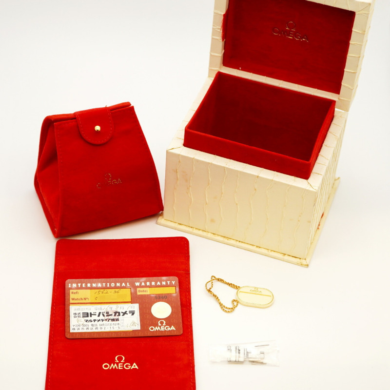 歐米茄星座系列 1562.36 銀色錶盤女錶-1