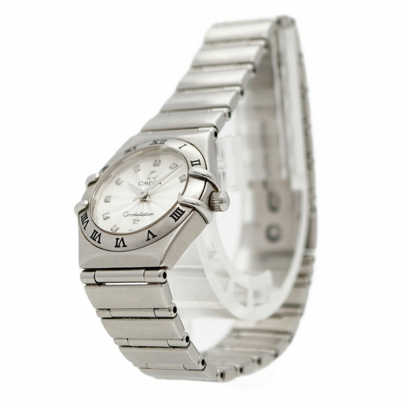 歐米茄星座系列 1562.36 銀色錶盤女錶-2