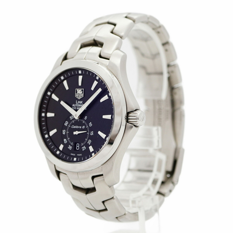 泰格豪雅 Link WJF211A 黑色錶盤男士腕錶-2