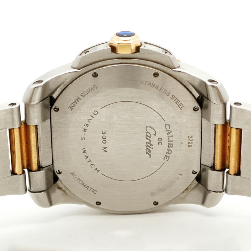 卡地亞 Calibre de Diver W7100054 黑色錶盤男士腕錶-5