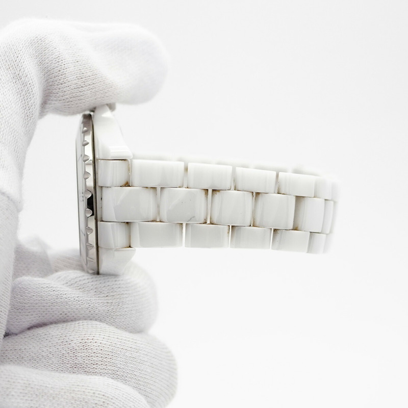 香奈兒 J12 藍光 H3827 白色錶盤男士腕錶-6