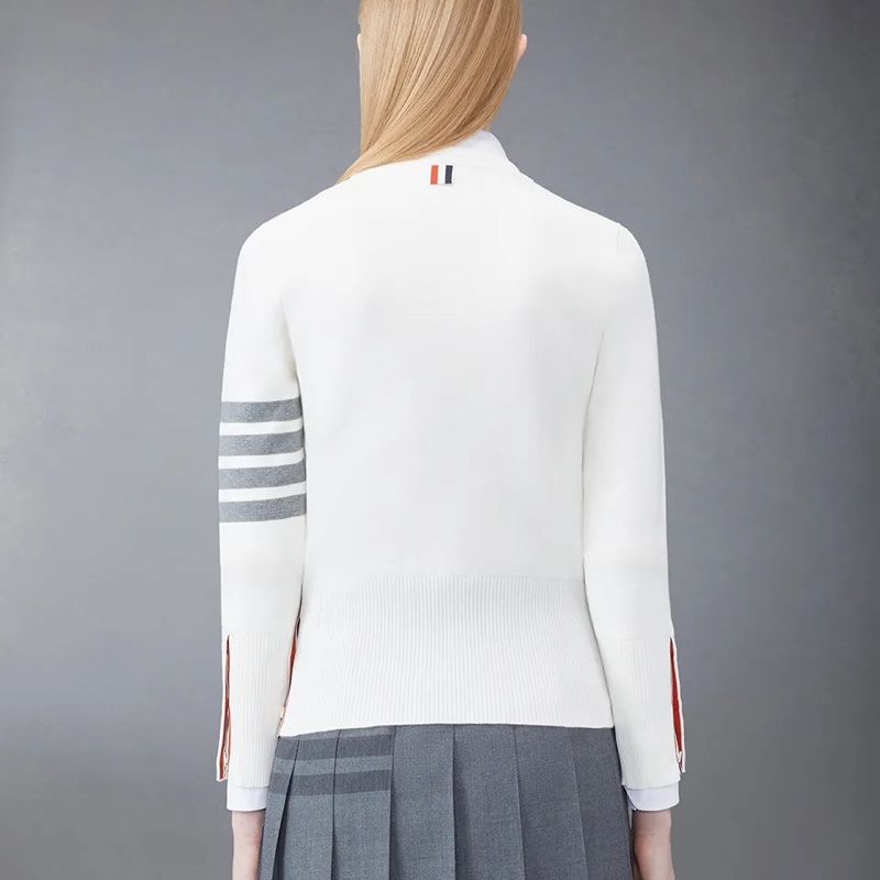 Thom Browne 女士 四條紋針織圓領套頭衫IT-36 IT-38 IT-40 IT-42碼-1