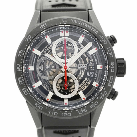 TAG Heuer 豪雅卡萊拉 CAR2090 鏤空錶盤男士腕錶