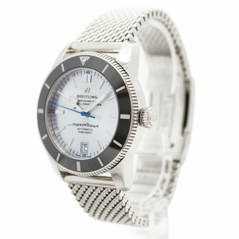 百年靈超級海洋文化系列AB2010藍色錶盤男士腕錶-2