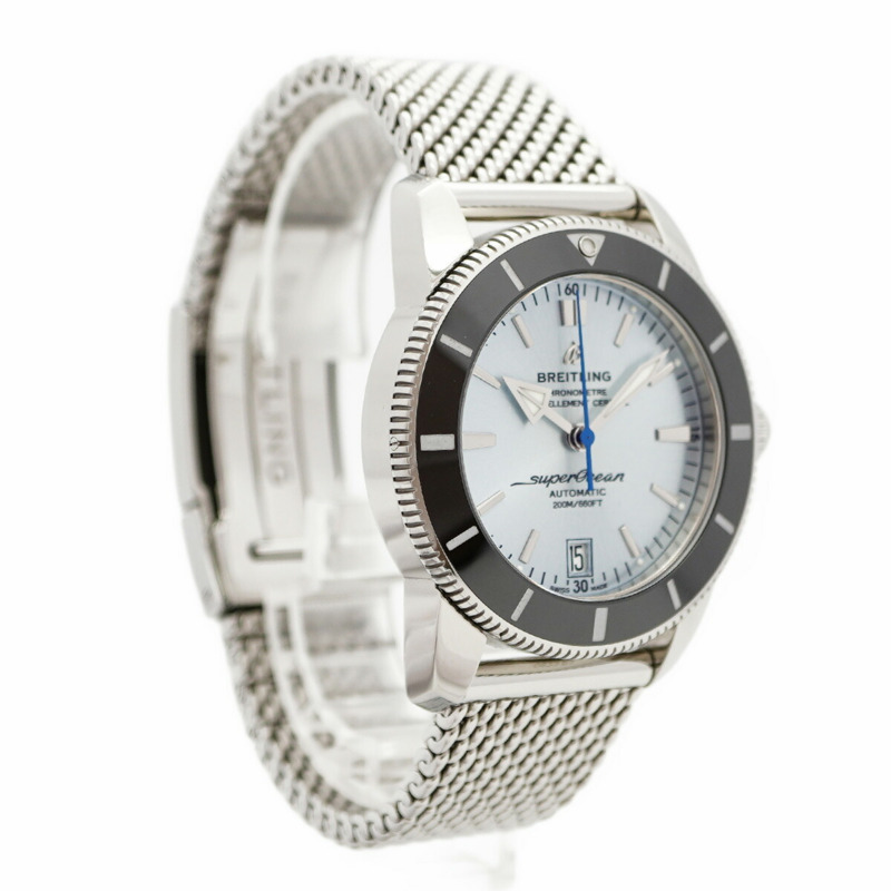 百年靈超級海洋文化系列AB2010藍色錶盤男士腕錶-3