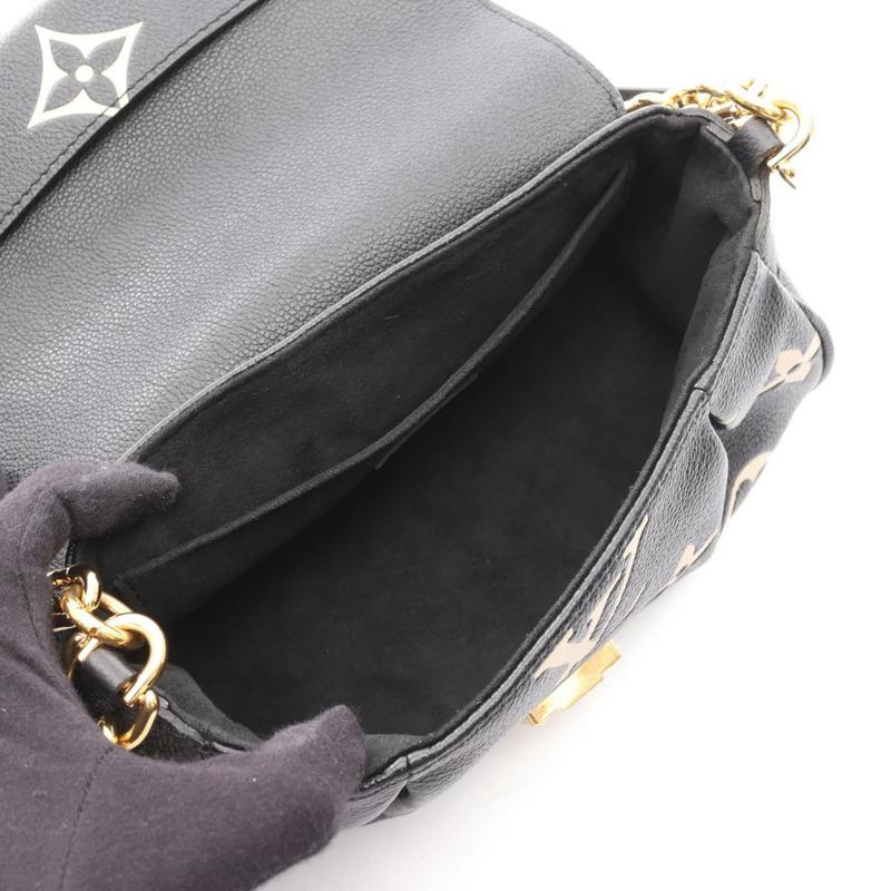 路易威登 Favorite NM Monogram Giant 手提包，皮革，女士，黑色和米色，M45859-2