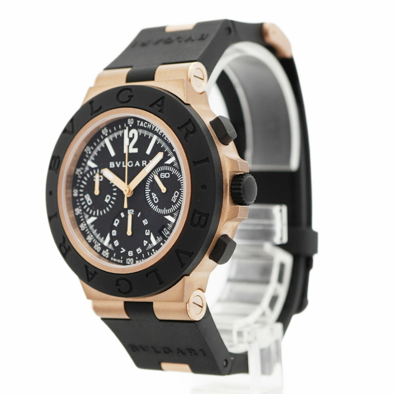 寶格麗鋁金屬青銅腕錶 104242 黑色錶盤 男士腕錶-2